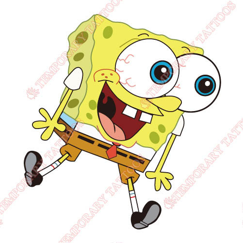 SpongeBob SquarePants Customize Temporary Tattoos Stickers NO.863